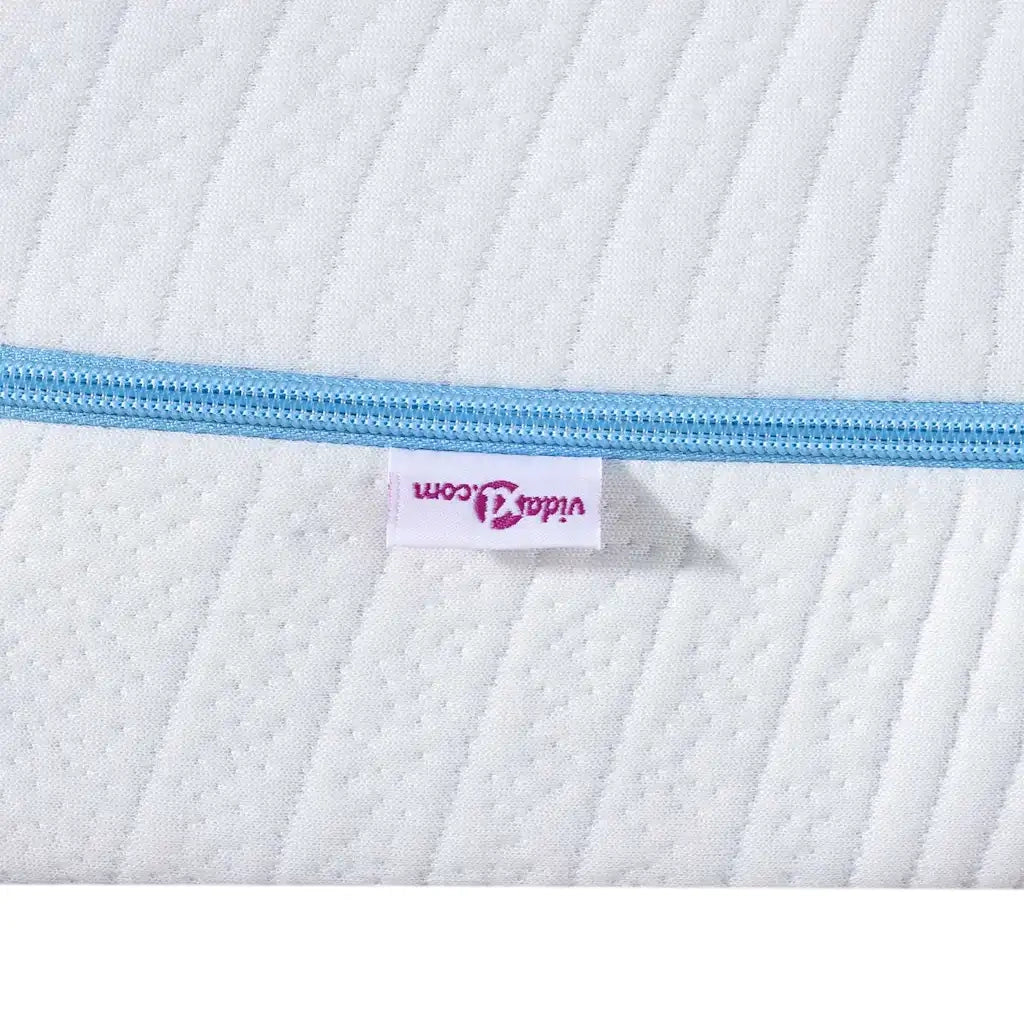 Materasso-Materasso per letto Bianco 90 x 200 cm Tessuto Jacquard 881550