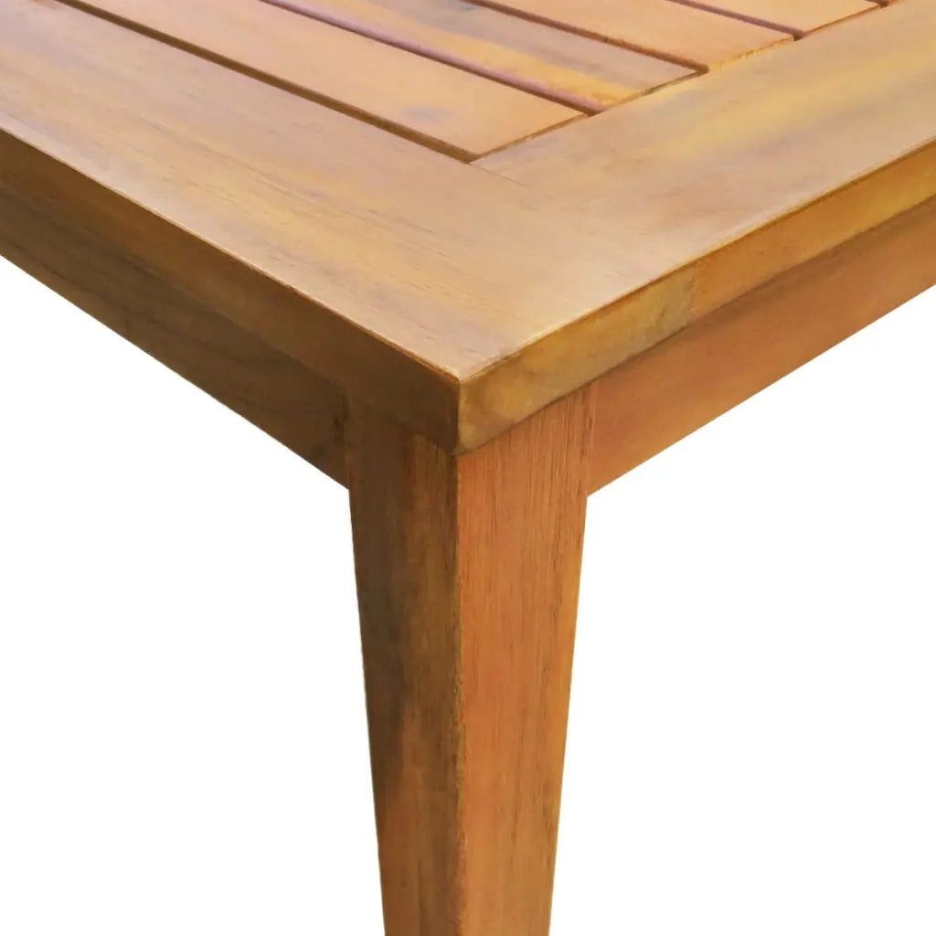 Set da Pranzo da Giardino 5 pz in Legno Massello di Acacia 42622