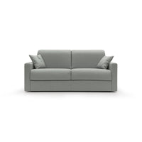 Chris Divano letto matrimoniale tessuto impermeabile 186 cm grigio