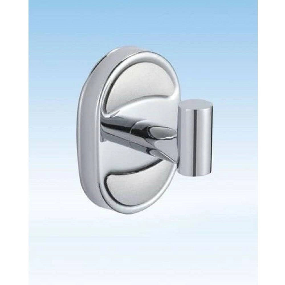 Trade Shop - Appendino Gancio Appendi Porta Asciugamano 1 Posto Bagno Ovale 7 X 5 Cm 52004 -