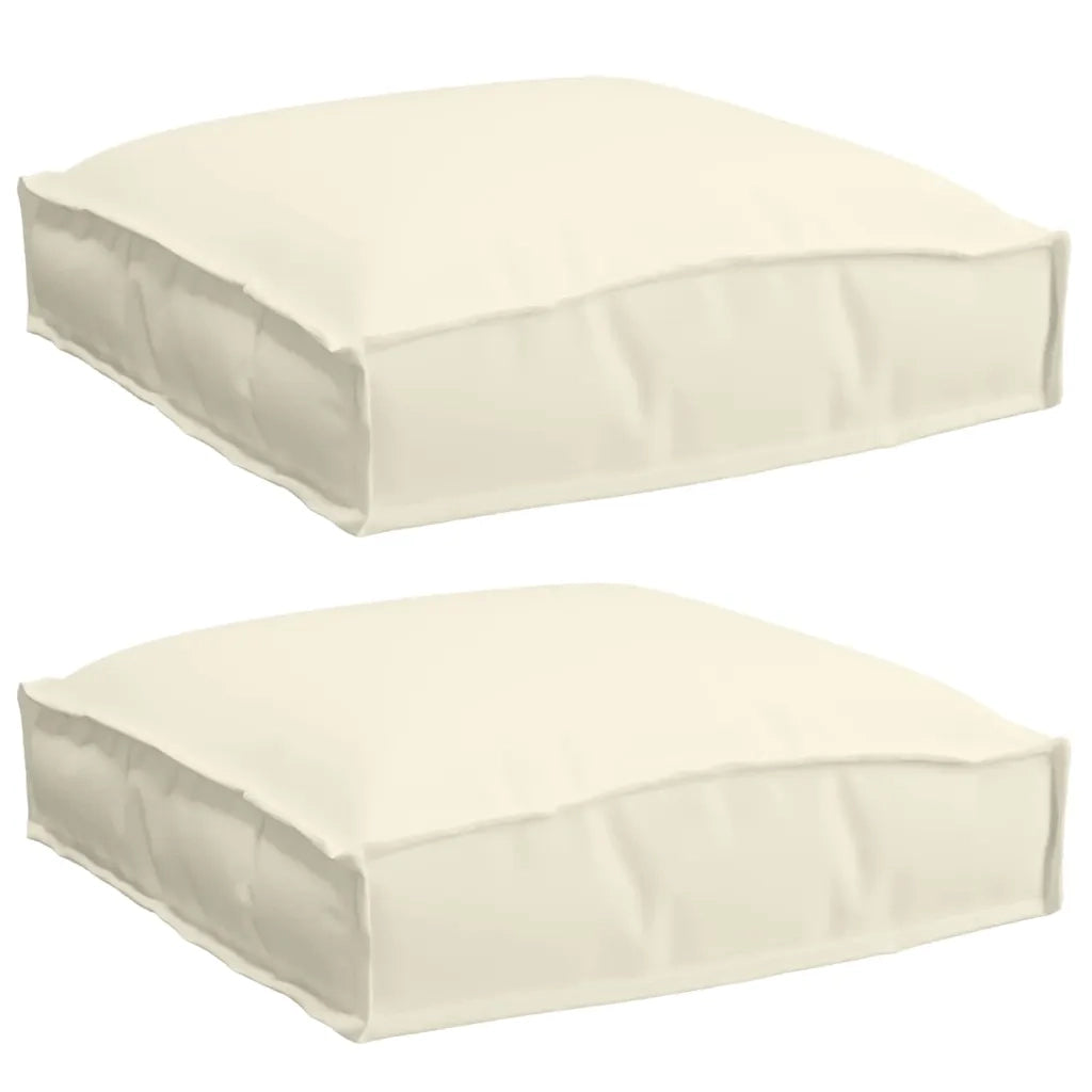 Cuscino 2 pcs Crema 40 x 40 x 8 cm Tessuto Oxford 42001580