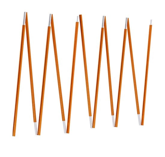 Pegs in Alluminio per Tenda - 2-3 Persone - Resistente ai Colpi - Flessibili - Resistente alla Corrosione - Lunghezza 3,6 Metri - Stabili per Tenda