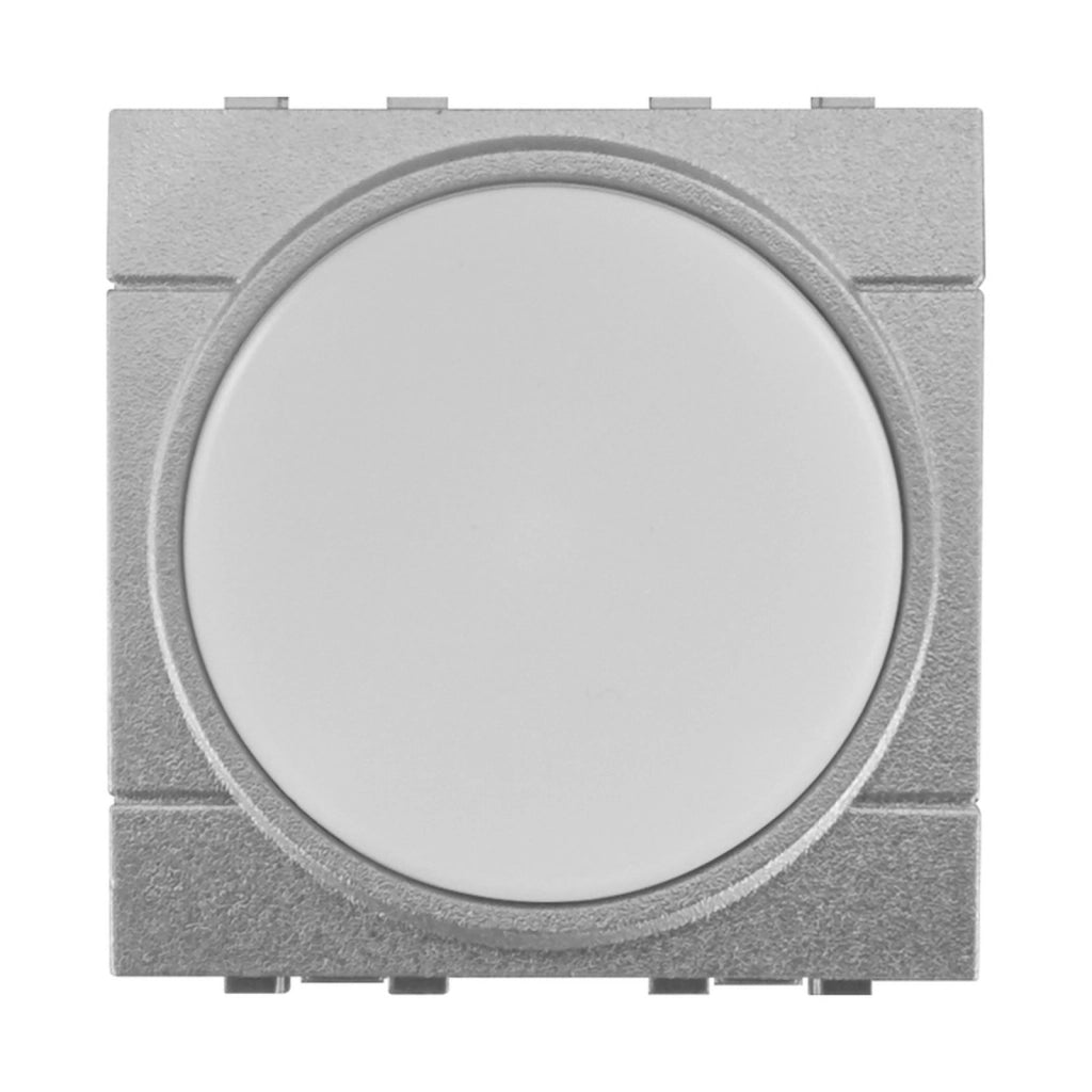 Serie Civile ETTROIT Grigio Compatibile Con Bticino Living Tech (Lampada Led Segnapasso 2M 220V 6000K)