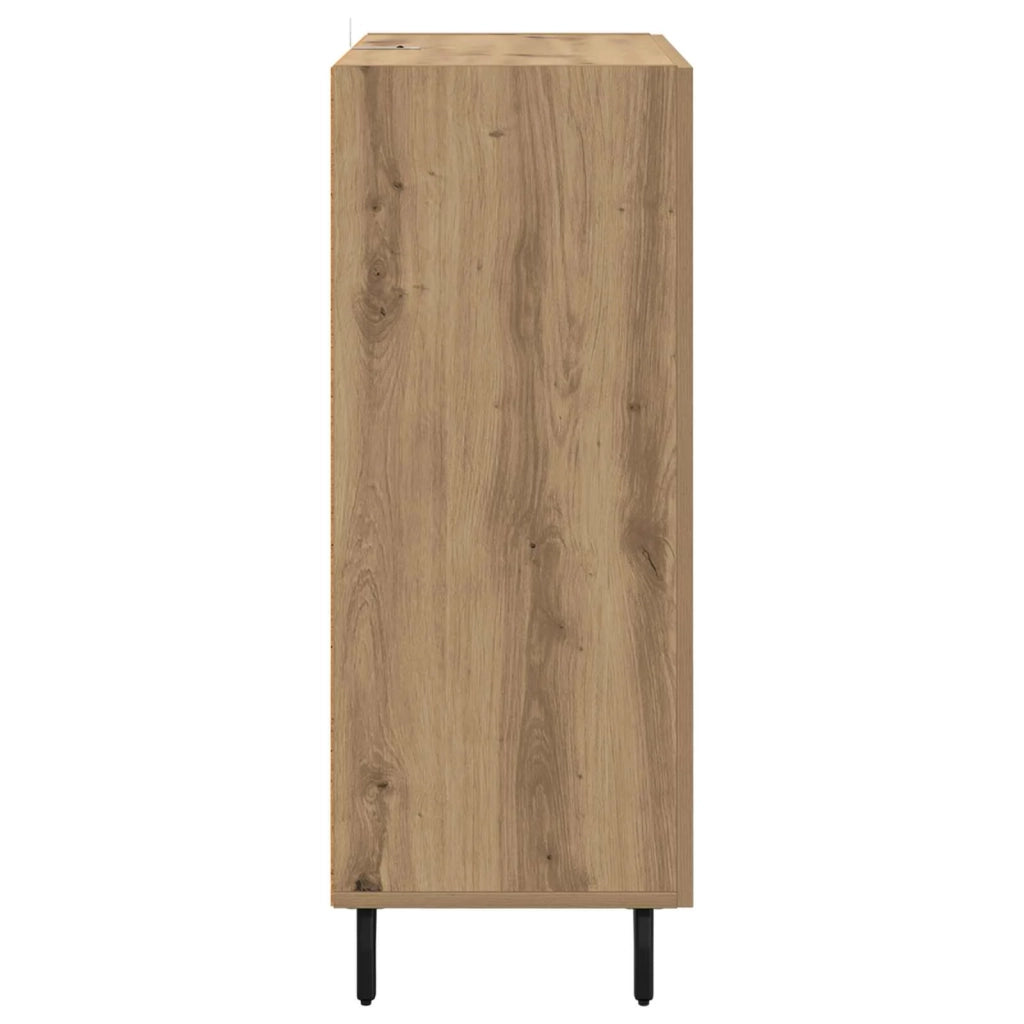 Credenza | Madia | Buffet da pranzo | Armadio da pranzo con cassetto Rovere artigianale 69,5 x 34 x 90 cm