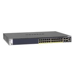Netgear m4300-28g-poe+(1000w)/us/emea gestito gigabit ethernet (10/100/1000) supporto power over ethernet (poe) 1u nero - GSM4328PB-100NES