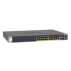 Netgear m4300-28g-poe+(1000w)/us/emea gestito gigabit ethernet (10/100/1000) supporto power over ethernet (poe) 1u nero - GSM4328PB-100NES