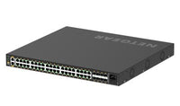 Netgear gsm4248p-100eus switch di rete gestito l2/l3/l4 gigabit ethernet (10/100/1000) supporto power over ethernet (poe) nero - 130815