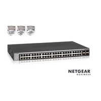 Netgear gs748tv6 gestito l2/l3/l4 gigabit ethernet (10/100/1000) nero, grigio - GS748T-600EUS
