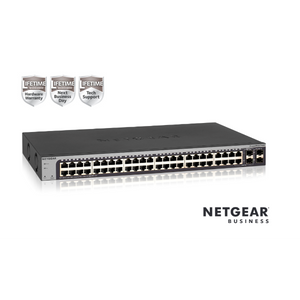 Netgear gs748tv6 gestito l2/l3/l4 gigabit ethernet (10/100/1000) nero, grigio - GS748T-600EUS