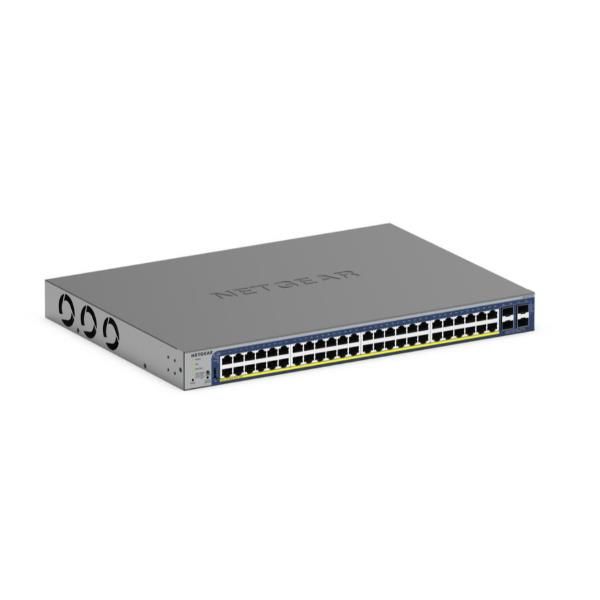 Netgear gs752txp gestito l2/l3/l4 10g ethernet (100/1000/10000) supporto power over ethernet (poe) nero - GS752TXP-300EUS