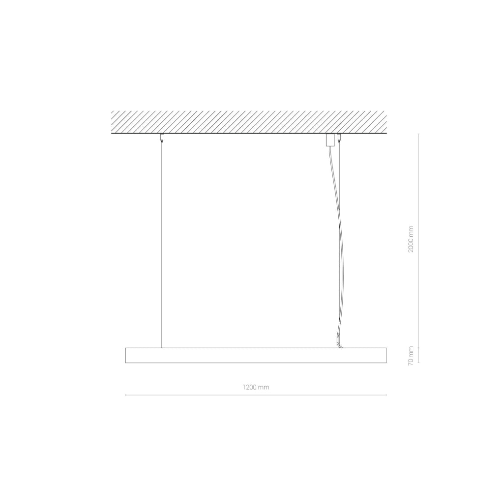 Lampada LED a barra Nowodvorski Office Pro 10208 nera