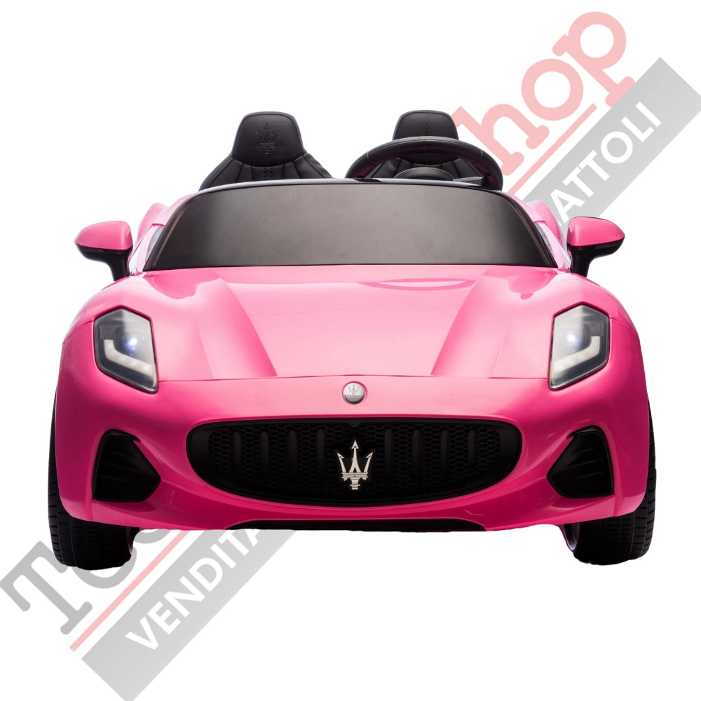 Auto Elettrica Per Bambini Maserati Folgore 12V-Rosa