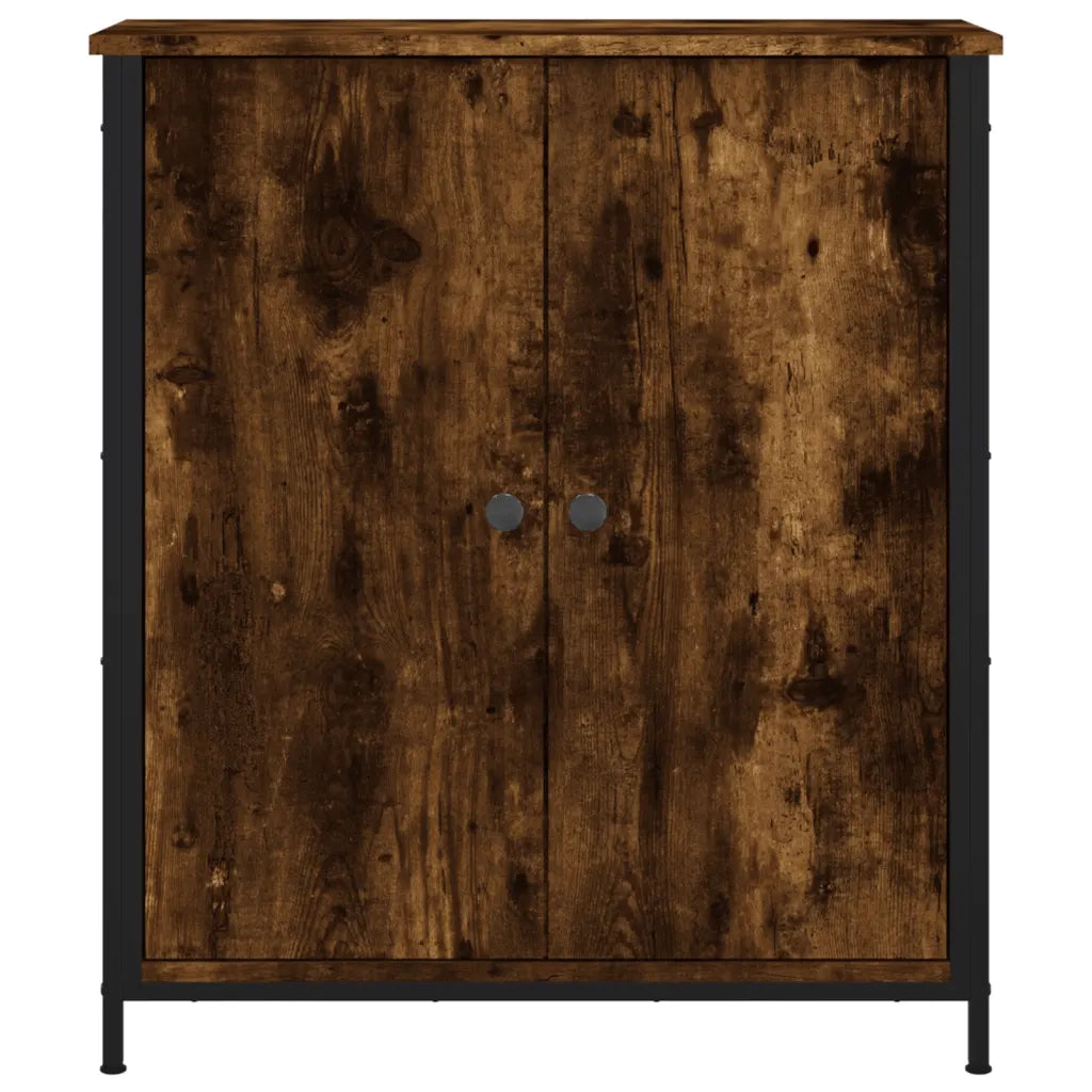 Credenza | Madia | Buffet da pranzo | Armadio da pranzo Rovere Fumo 70x30x80 cm in Legno Multistrato