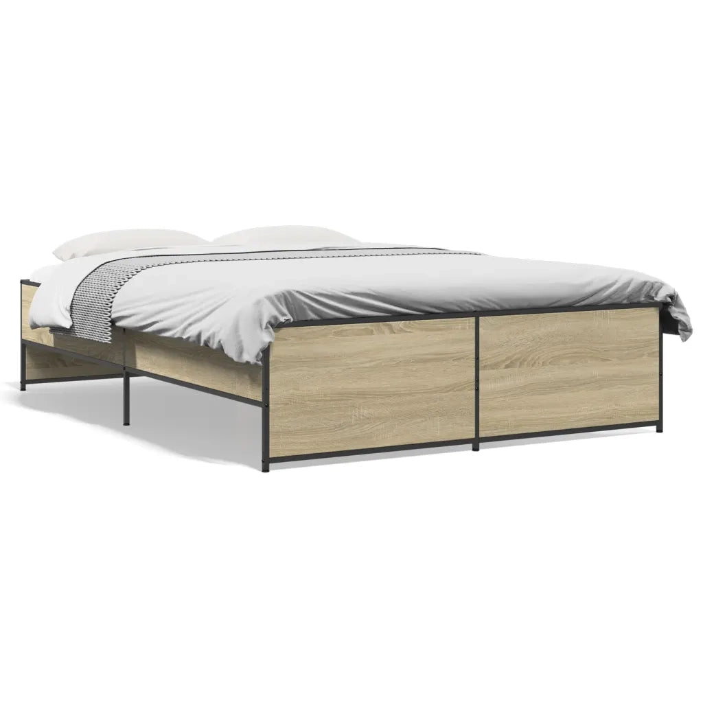 Giroletto Rovere Sonoma 140x190 cm in Legno Multistrato Metallocod mxl 115783