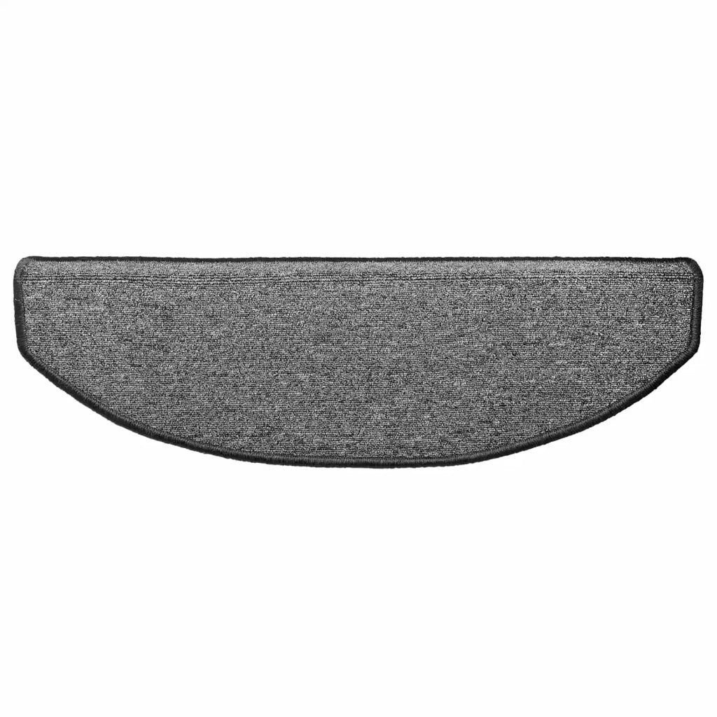 Tappetini per scale autoadesivi 15 pcs Grigio Scuro
