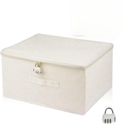 Cassa di stoccaggio con coperchio - Cassa di stoccaggio con chiusura - Cassa di stoccaggio per abbigliamento - Cassa di stoccaggio per giocattoli - Cassa di stoccaggio per tessuti - 40 x 30 x 21 cm - Cassa di stoccaggio