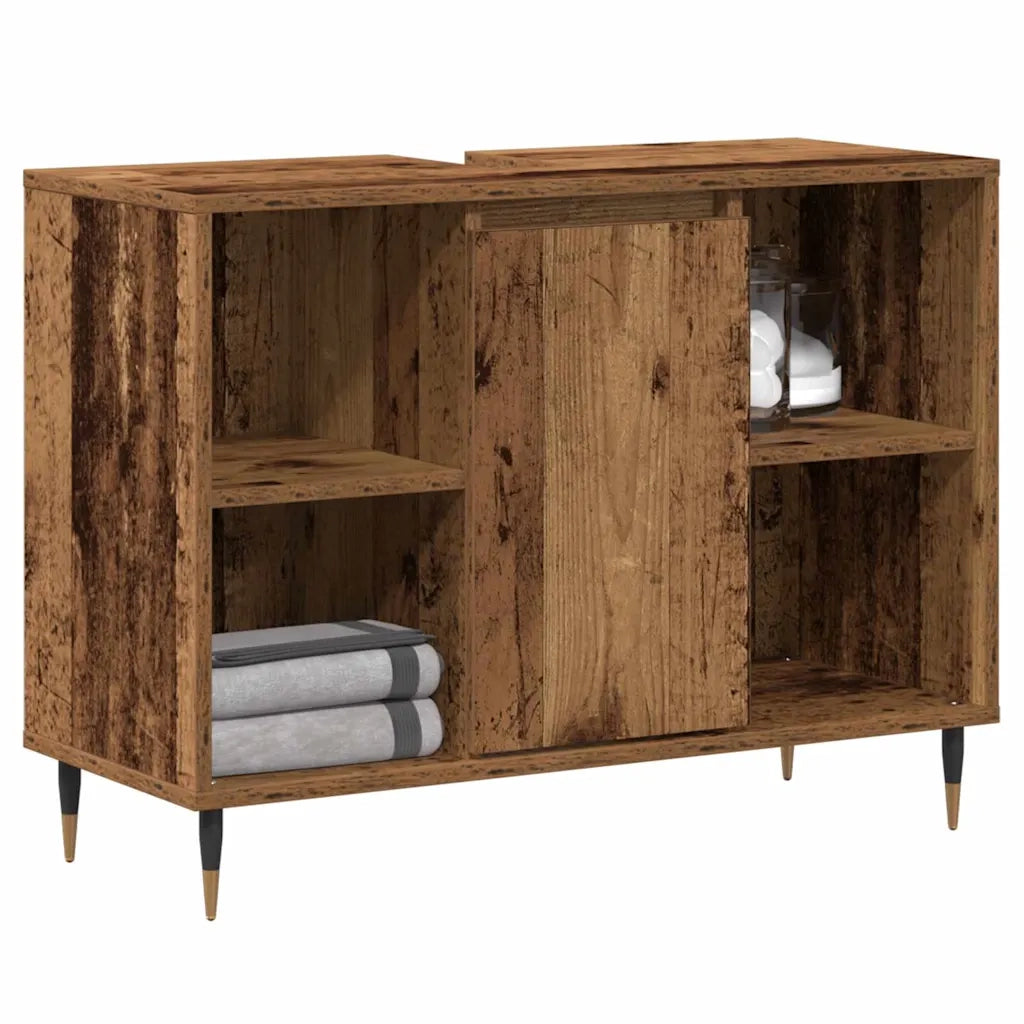 Mobile da Bagno Legno vecchio 80 x 33 x 60 cm Legno multistrato 873892
