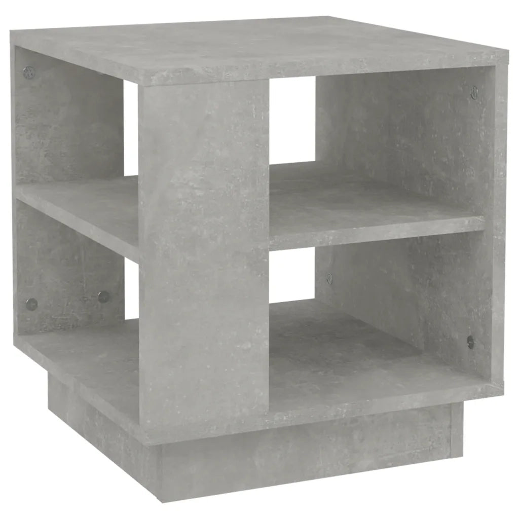 Tavolino Salotto Grigio Cemento 40x40x43 cm Legno Multistrato cod mxl 62596