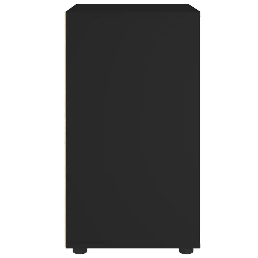 Credenza-Buffet-Armadio da cucina VISNES Nera 60x40x73 cm in Legno Multistrato