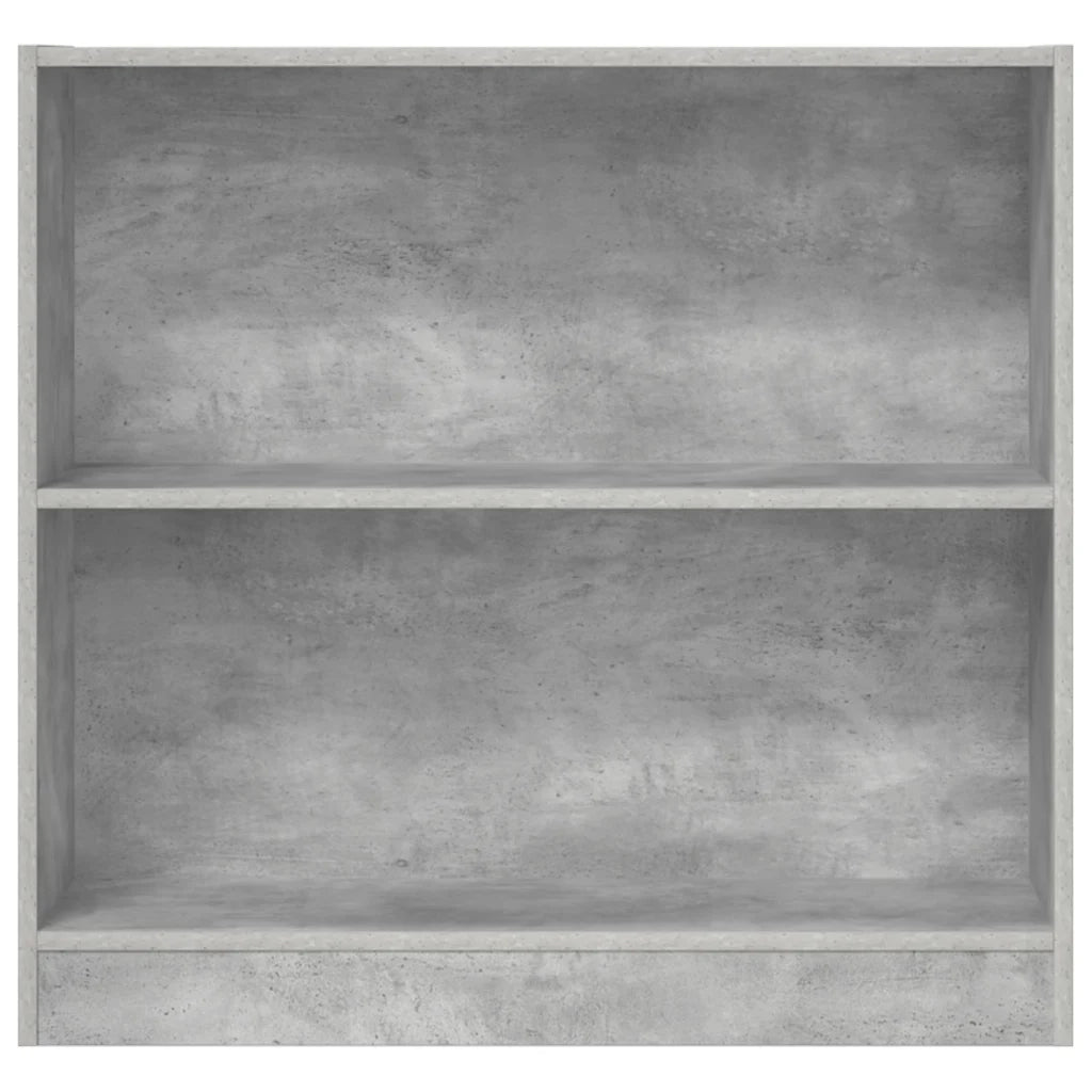 Libreria Grigio Cemento 80x24x75 cm in Legno Multistrato 800895