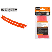 Trade Shop - Set 10pz Guaine Termorestringenti Termoretrattili Rosse 12x120mm Per Cavi 57086 -