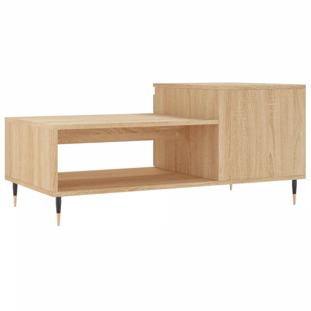Tavolino da Salotto Rovere Sonoma 100x50x45cm Legno Multistrato 830823