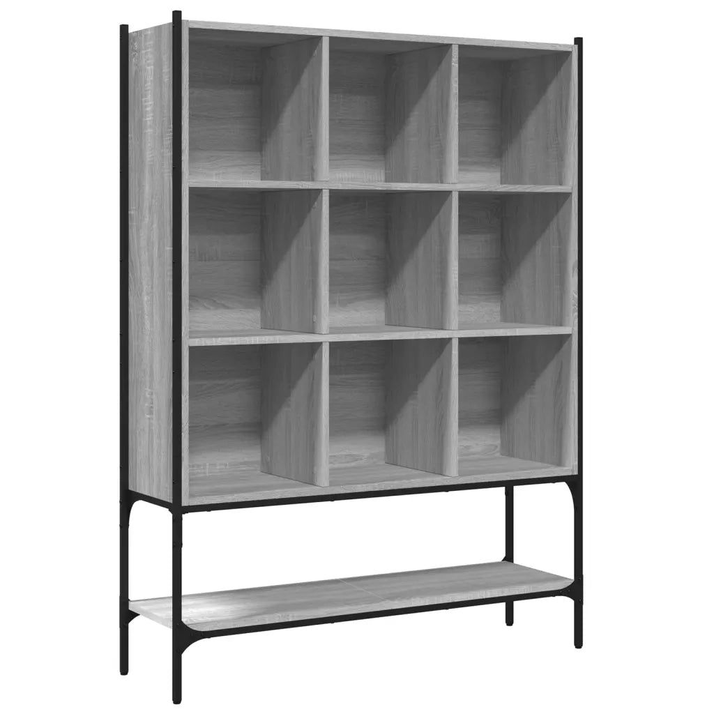 Libreria Grigio Sonoma 102x30x141,5 cm in Legno Multistrato 3214332