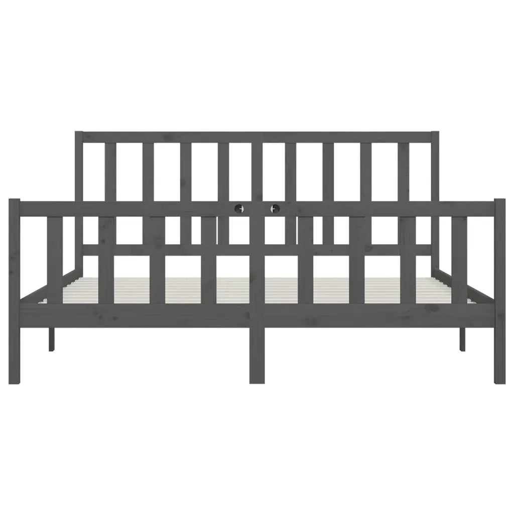 Giroletto Grigio in Legno Massello 200x200 cm
