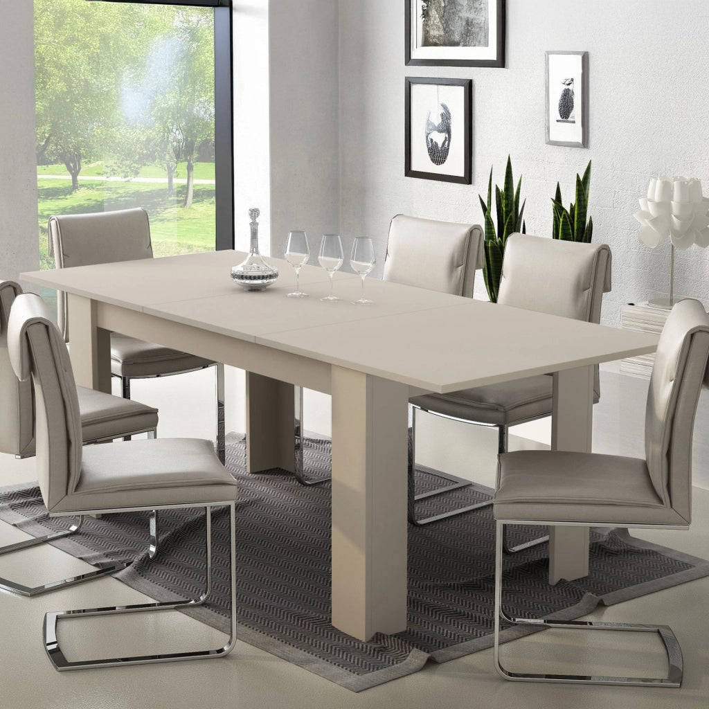 Marene, Tavolo Allungabile Allungabile, 200x90x75h cm Beige