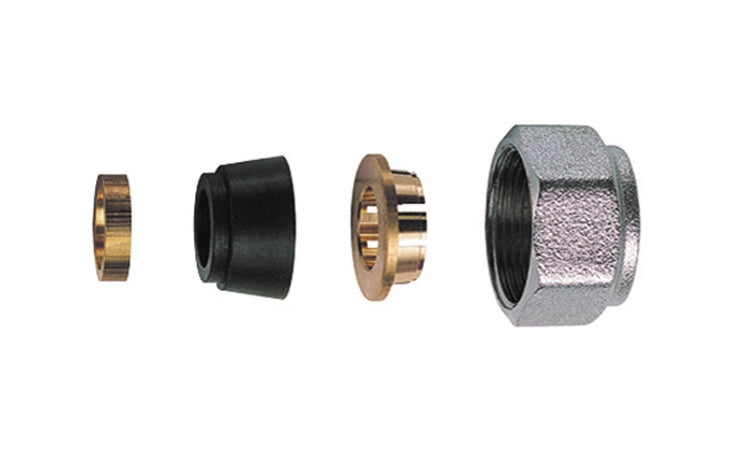 KIT DI TENUTA IN GOMMA A COMPRESSIONE PER TUBO RAME IN 4 PZ (FAR)- Diam. 10- FAR- pezzi 1