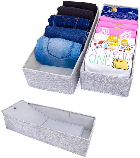Cassa piegatrice per armadi a parete Pax, compatibile con IKEA; Set di 2; Forma perfetta; Base robusta; Sistema di organizzazione dei cassetti