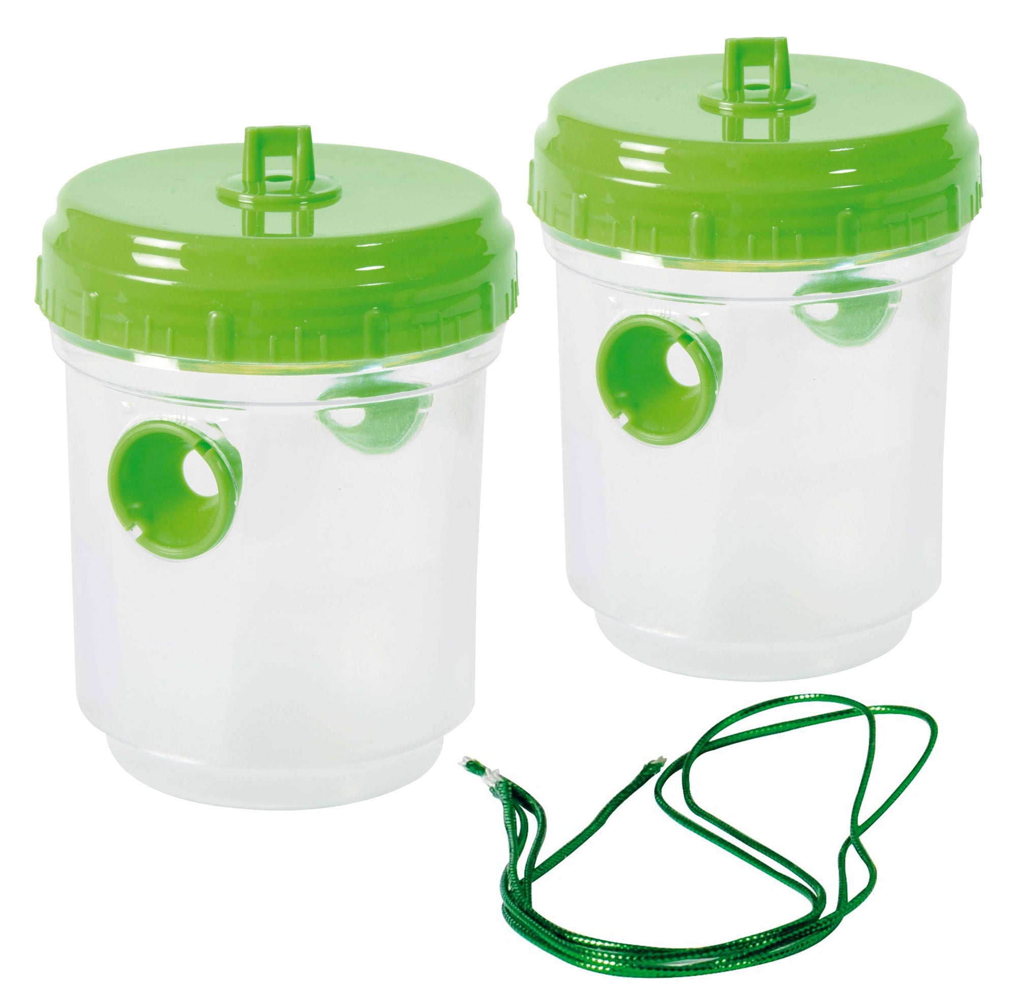 Set 2 Trappole per Vespe e Insetti in Plastica Rama Verdi