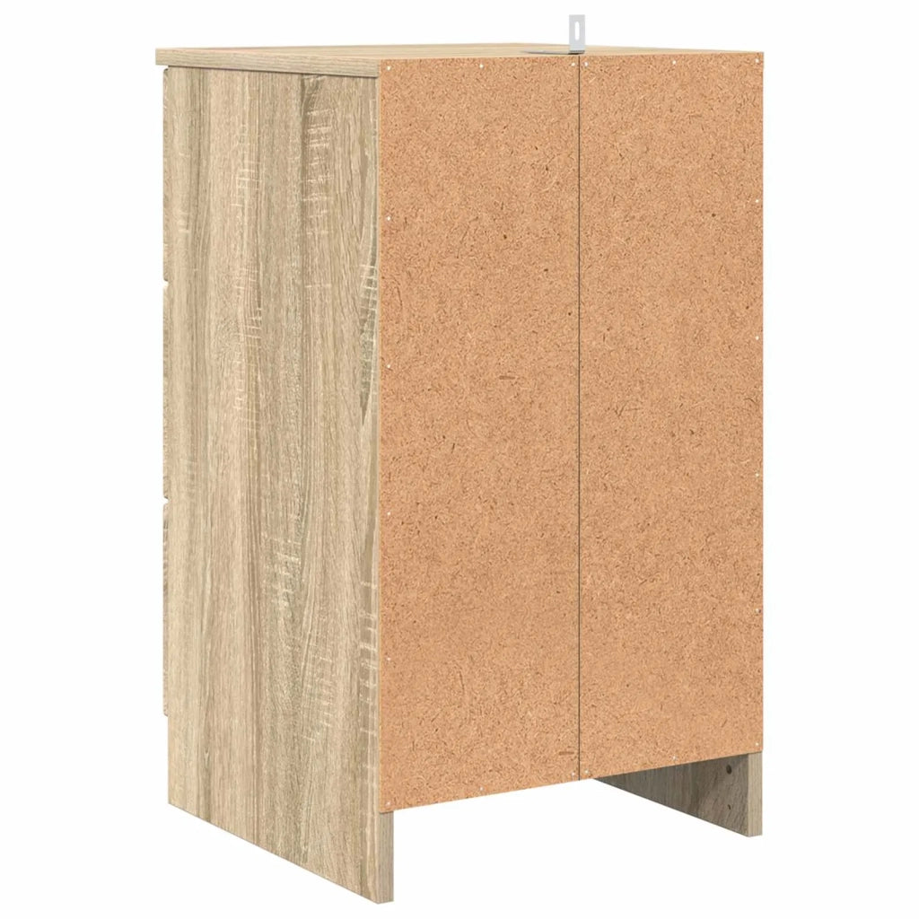 Armadio da Notte con cassetto rovere sonoma 38 x 38 x 66 cm 883376