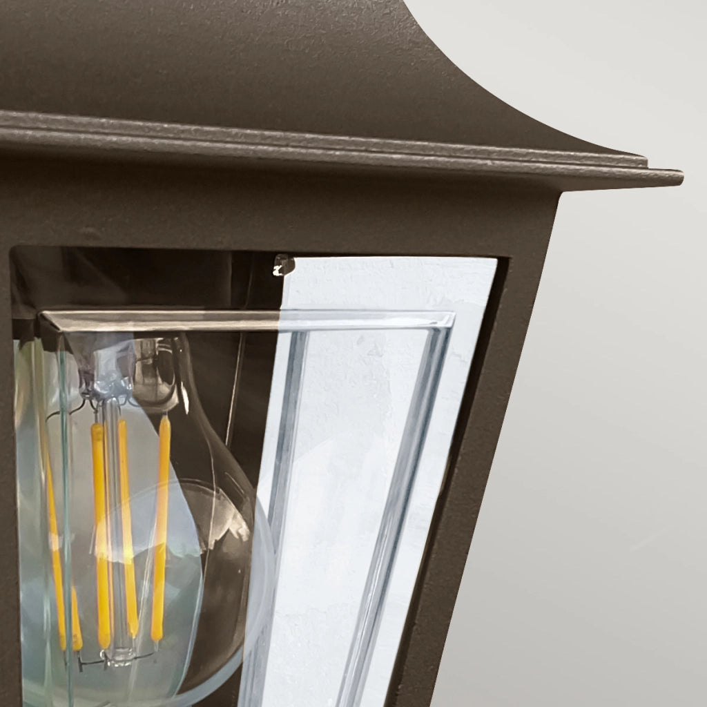 Applique esterna lanterna classica bronzo E27 IP44 Elstead