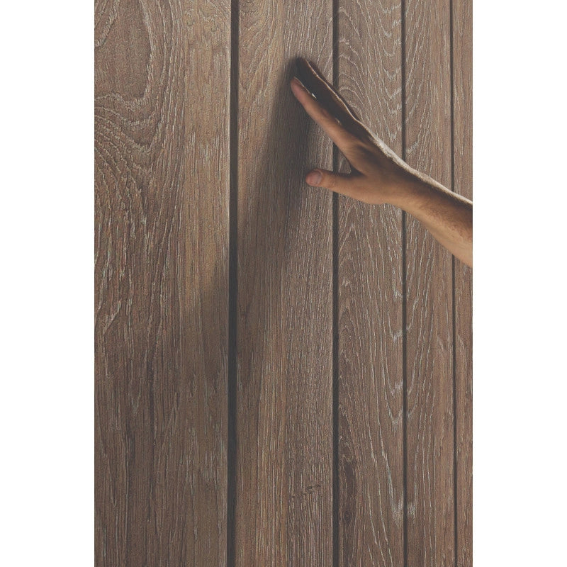 Casetta da giardino in resina effetto legno EVOTECH+ 287x230 cm - pavimento e doppia porta - carico neve 150 kg/m² – Apex 759/975 Signature Walnut - Keter