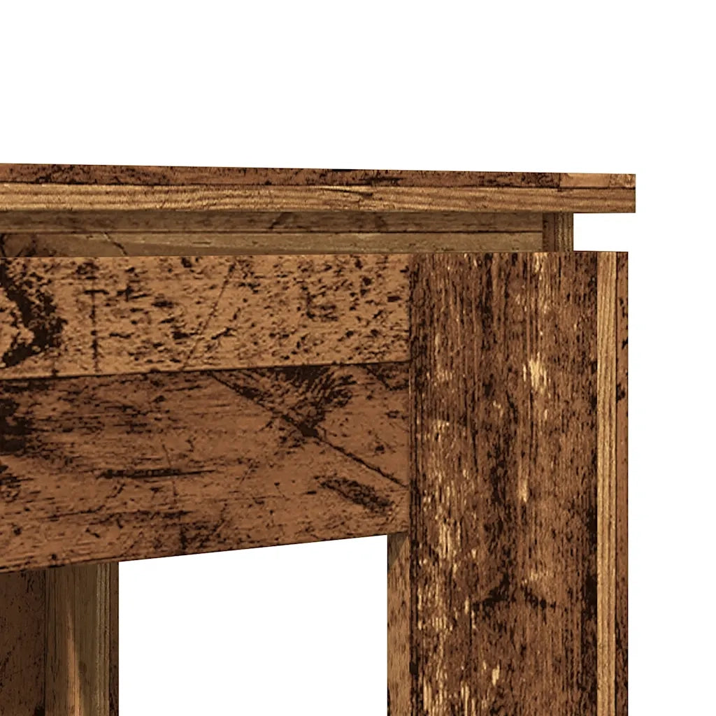 Tavolo da Pranzo Legno Antico 120x60x76 cm in Truciolato