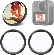 Lenti di protezione per Go Pro - 2 pezzi - Impermeabili/Anti-urto - Resistenti alla polvere/Anti-scalfia - Adatti per Go Pro - Materiali di alta qualità - Protezione per lenti
