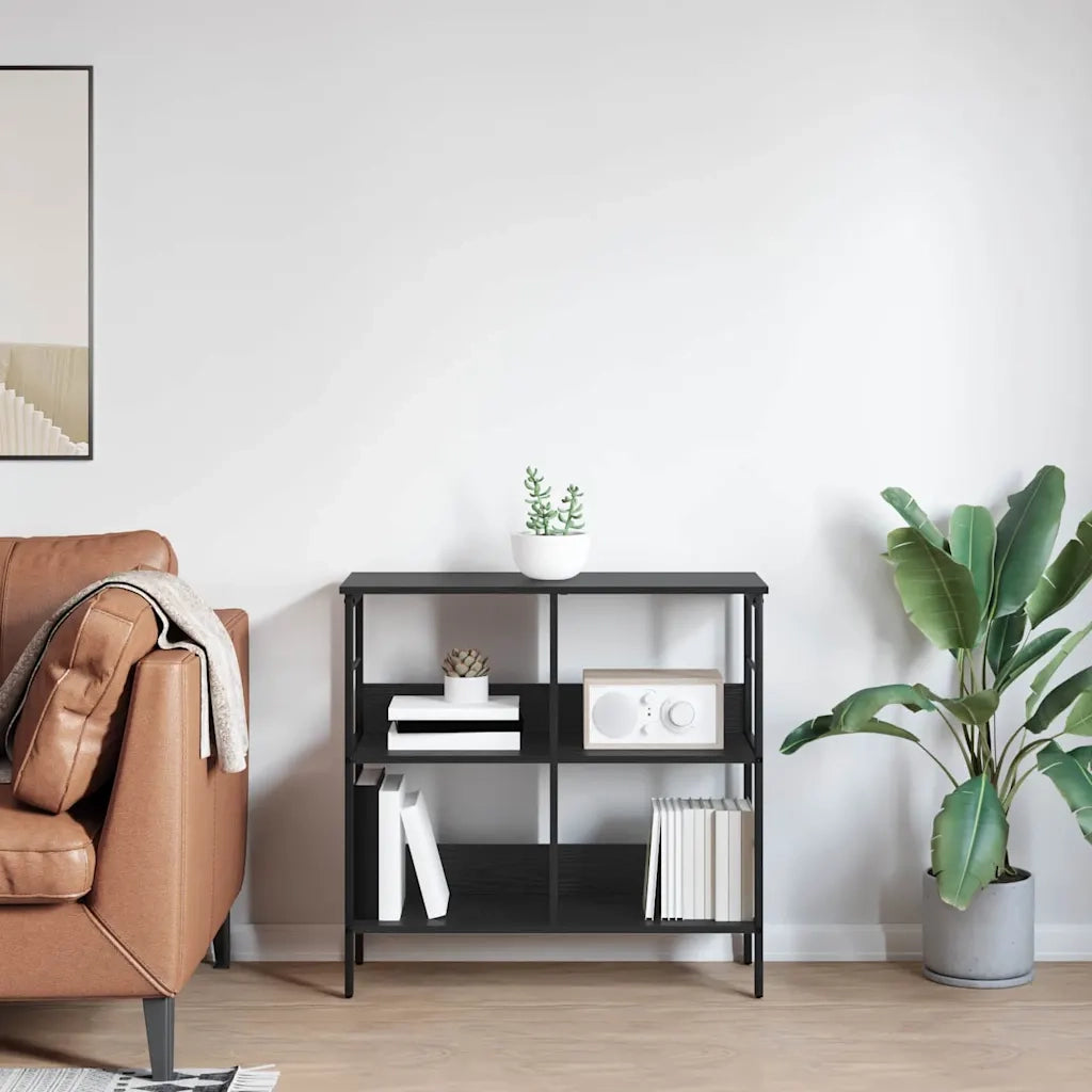 Libreria Rovere Nero 82 x 32 x 79 cm Legno multistrato 883994