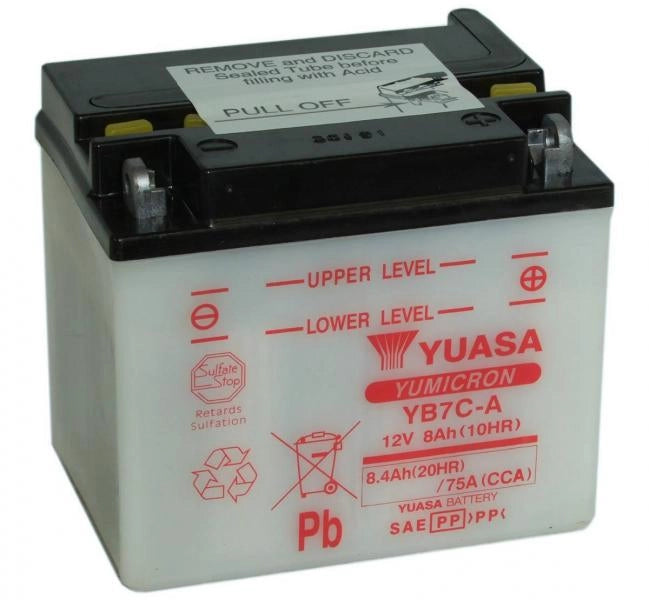 BATTERIA YUASA YB7C-A 12V 8 Ah