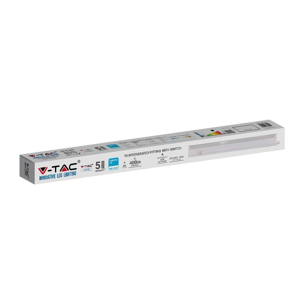 Barra LED V-TAC Samsung 4W 30cm con interruttore 4000K