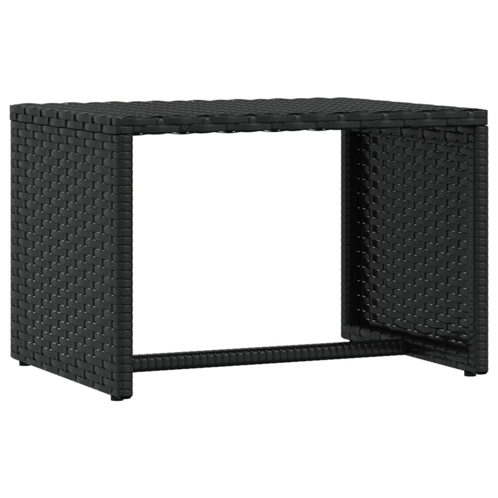 Set di due sdraio con tavolino 201 cm resina intrecciata nera 02_0012983