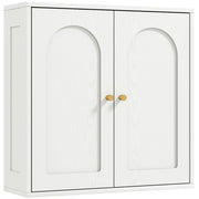 Armadio a muro bagno ¨C zephmum ¨C bianco dorato 60x20x60 cm