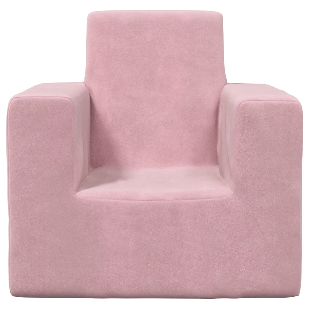 Divano | Divano da soggiorno | Sofa per Bambini Rosa in Morbido Peluche