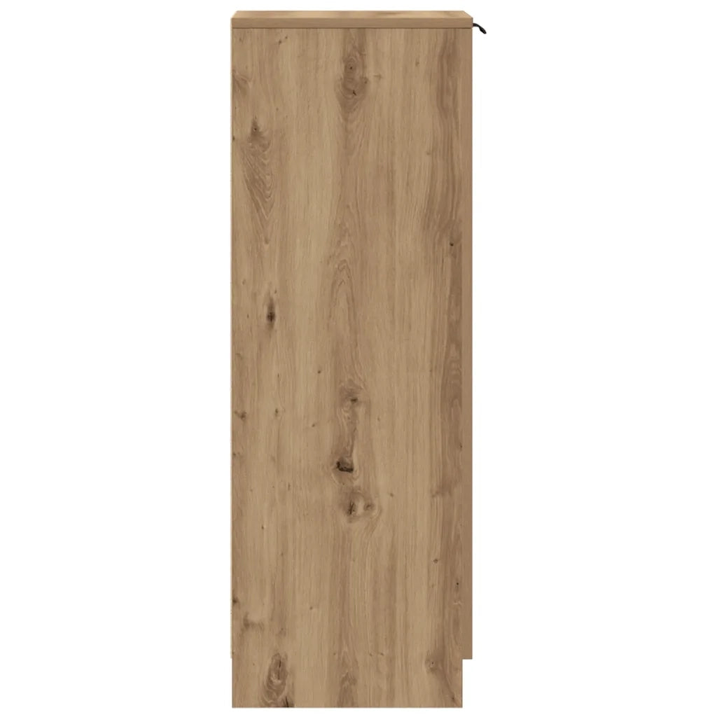 Scarpiera | Mobile per scarpe Rovere Artigianale 29,5x35x100,5 cm in Truciolato
