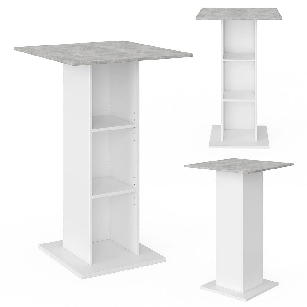 Vicco Tavolo bar alto Calcestruzzo 70 x 70 cm