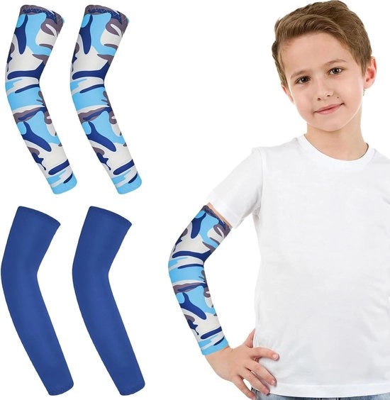 Kit di protezione solare per bambini | Set di 2 | Protezione UV | Adatto per volley, pallacanestro, corsa e bicicletta