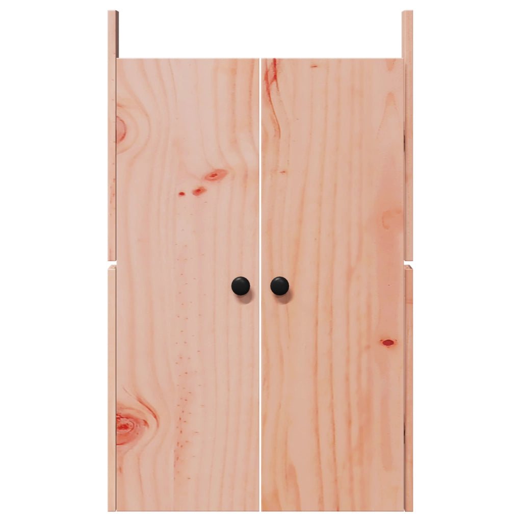 Porte da cucina esterne 2 pz 50x9x82 cm in legno massiccio di abete di Douglas