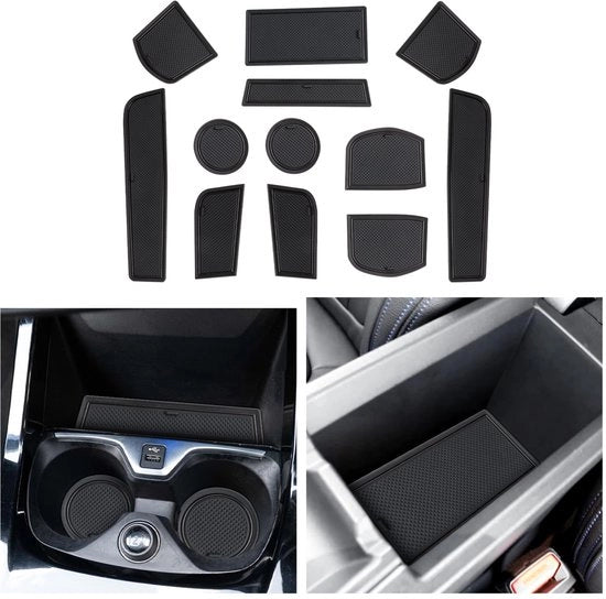 Accessori per BMW 1 Serie F40 Serie 1 F40 2019-2023 2024 Tappetini in gomma per console centrale Antiscivellamento Tappetini in gomma per automobili 1 Serie F40