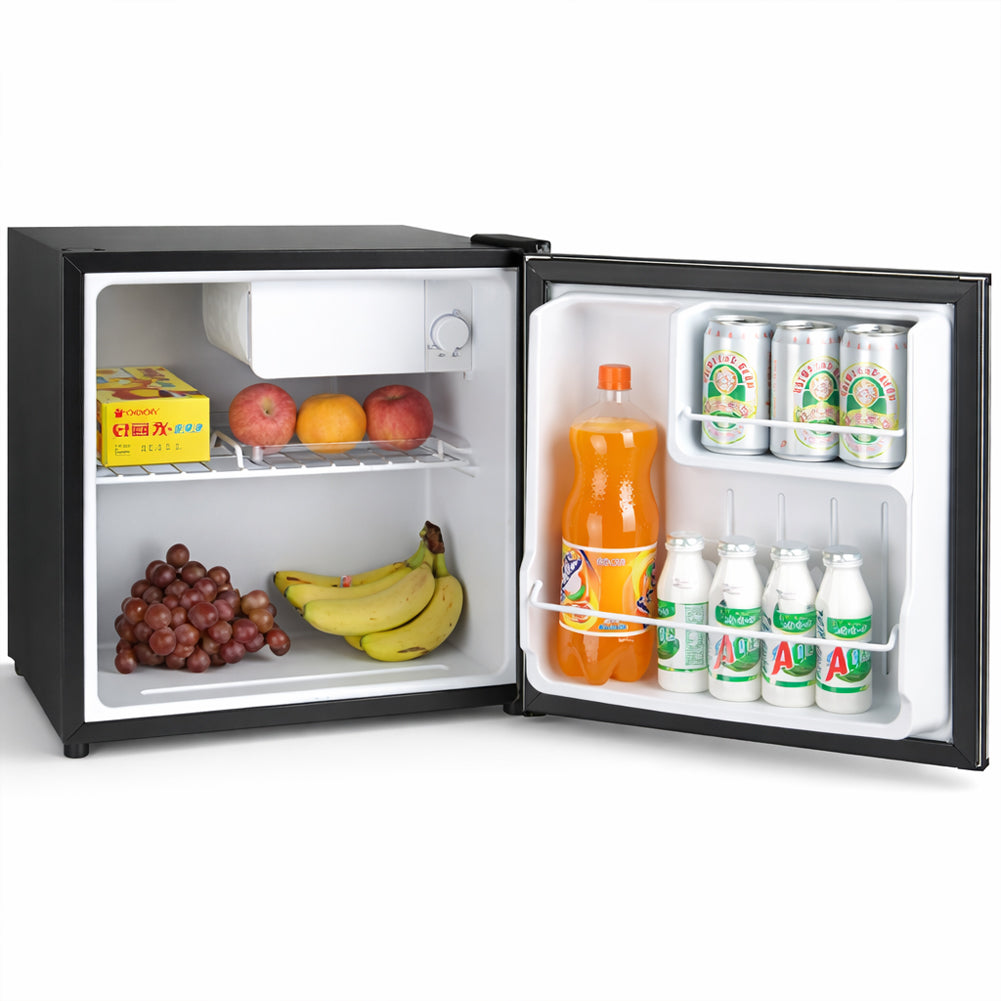 Frigorifero Elettrico Minifrigo Minibar 45 Lt Altezza 50 cm con Ghiacciaia Nero