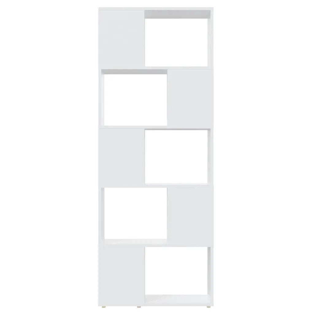 Libreria/Divisorio Bianco 60x24x155 cm in Truciolato